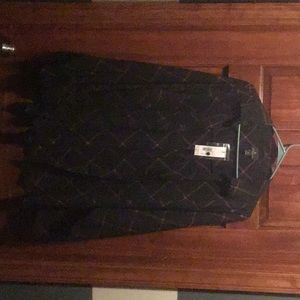 New JCPenny Worthington Woman black and rust blouse.